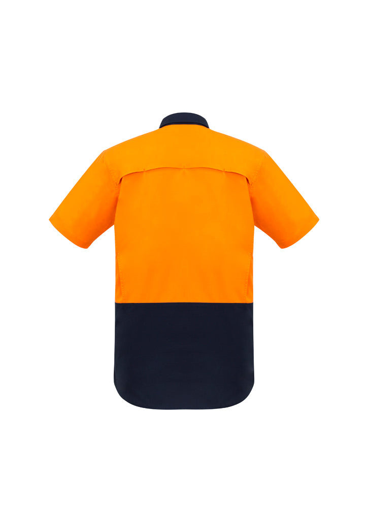 Syzmik ZW815 Men's Rugged Cooling Hi Vis Spliced S/S Shirt