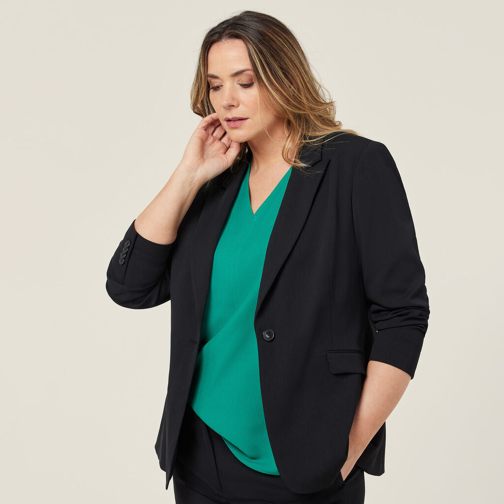 NNT CAT1H8 Crepe Stretch Longline Jacket
