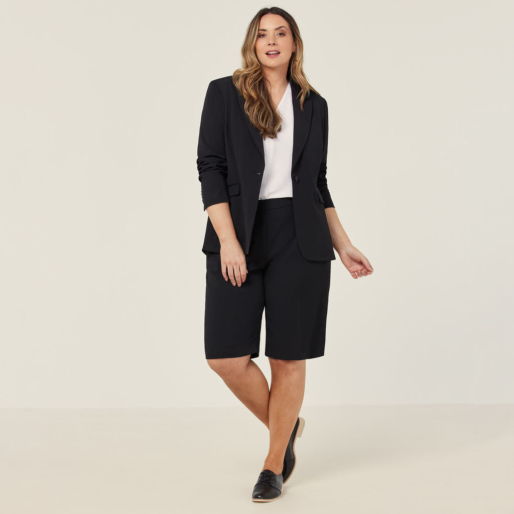 NNT CAT1H8 Crepe Stretch Longline Jacket