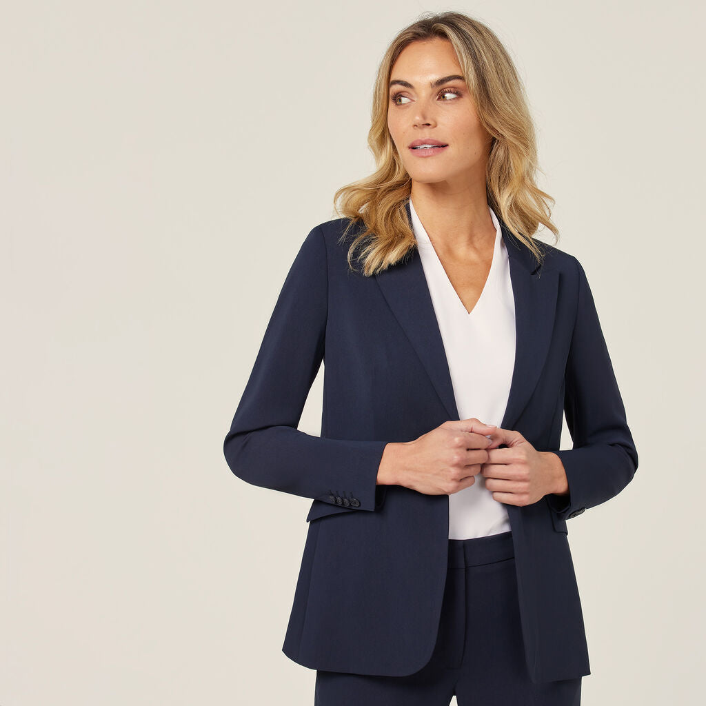 NNT CAT1H8 Crepe Stretch Longline Jacket