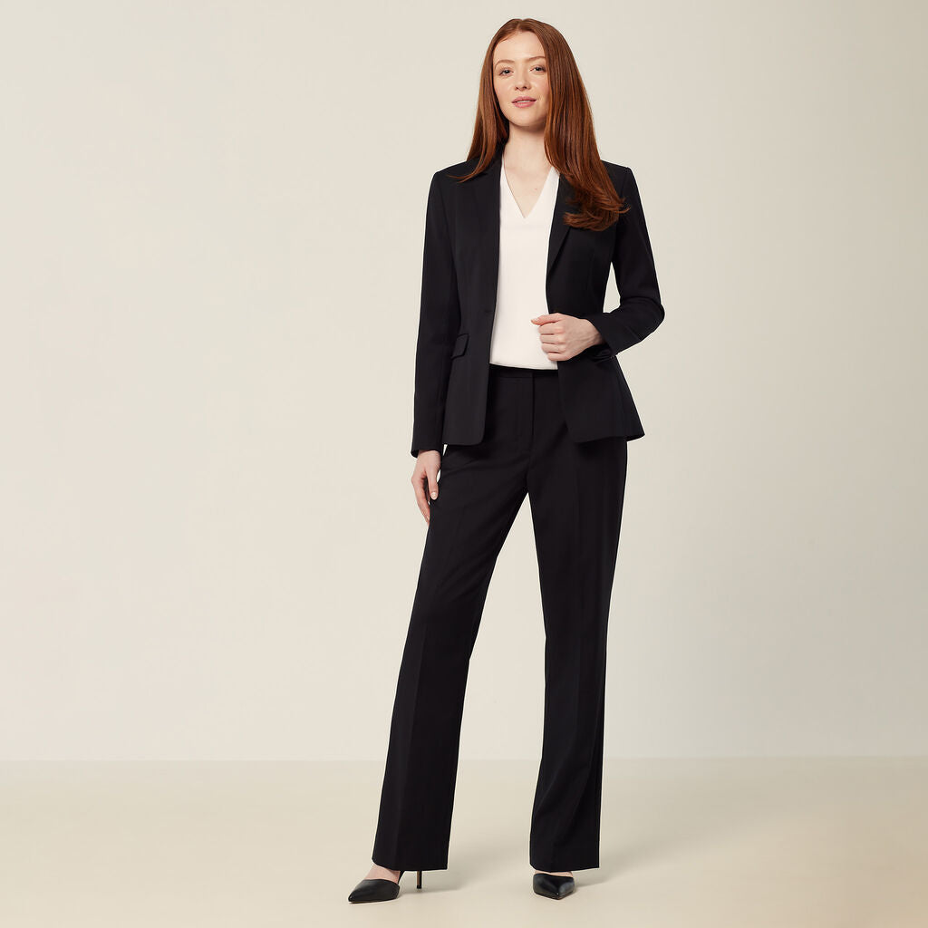 NNT CAT3YG Wool Blend Twill Secret Waist Regular Fit Pant