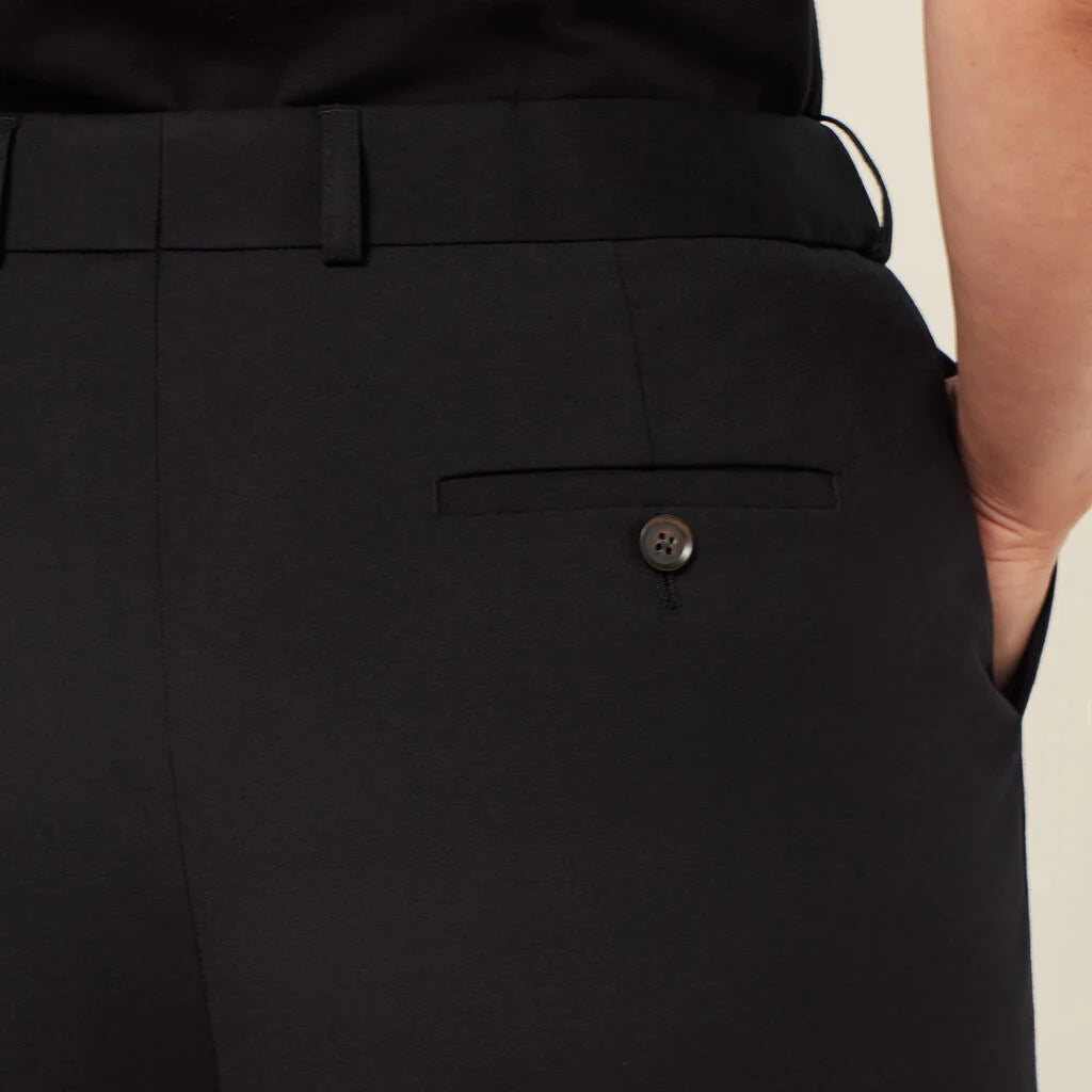 NNT CAT3YH Wool Blend Twill Secret Waist Slim Leg Pant