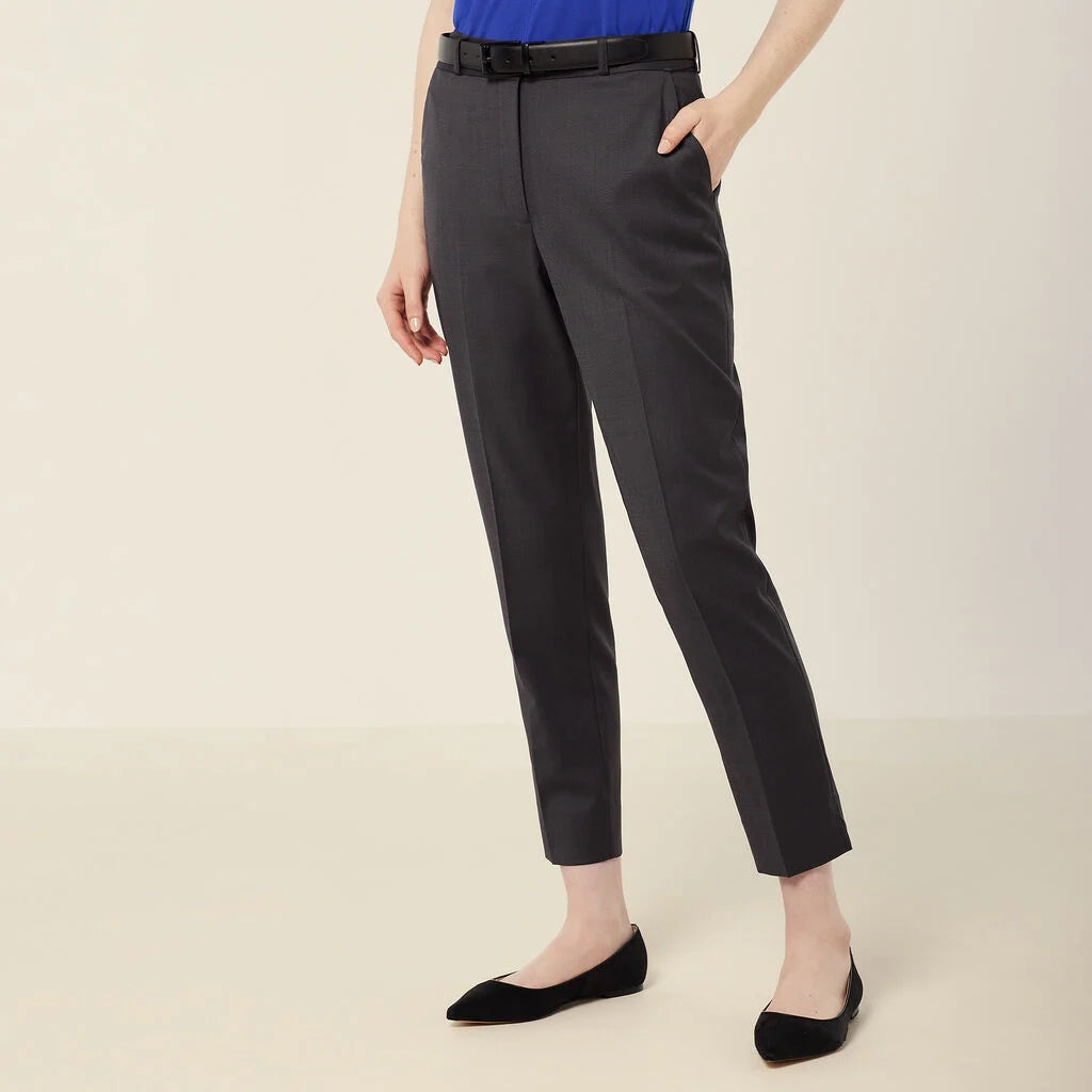 NNT CAT3YH Wool Blend Twill Secret Waist Slim Leg Pant
