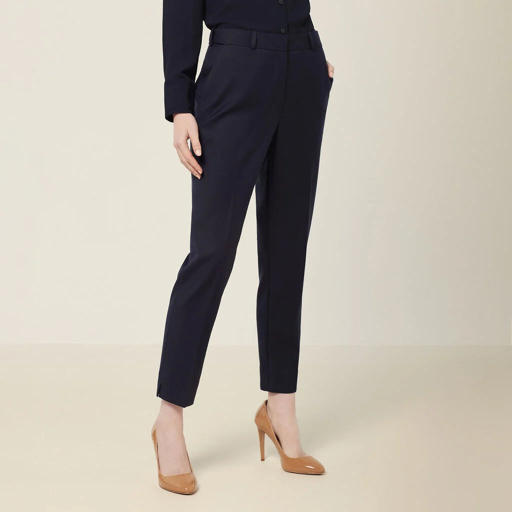 NNT CAT3YH Wool Blend Twill Secret Waist Slim Leg Pant