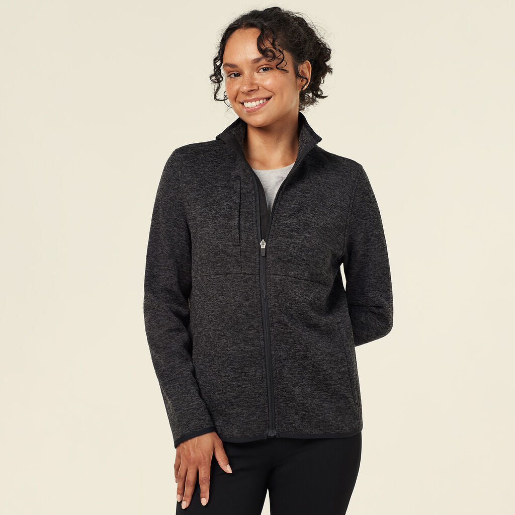 NNT CAT5E2 Textured Fleece Zip Front Jacket