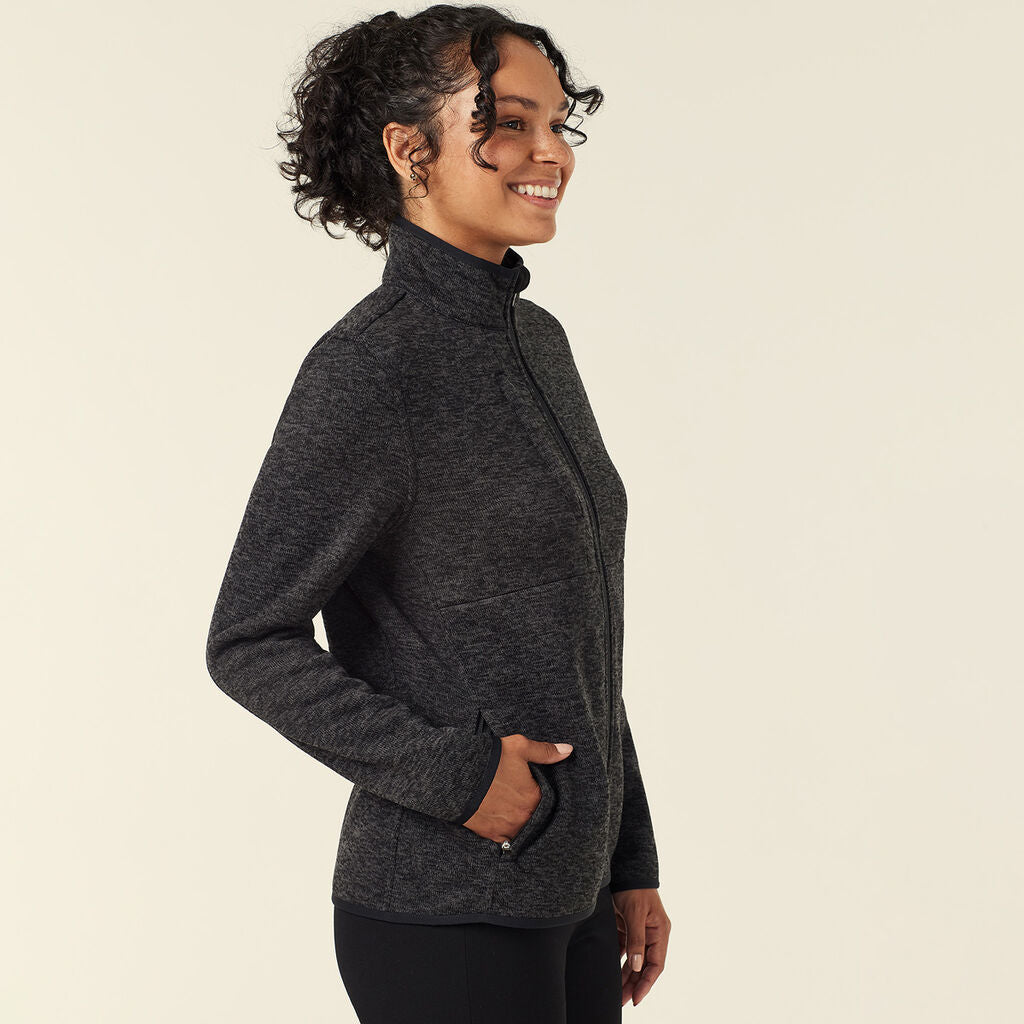 NNT CAT5E2 Textured Fleece Zip Front Jacket