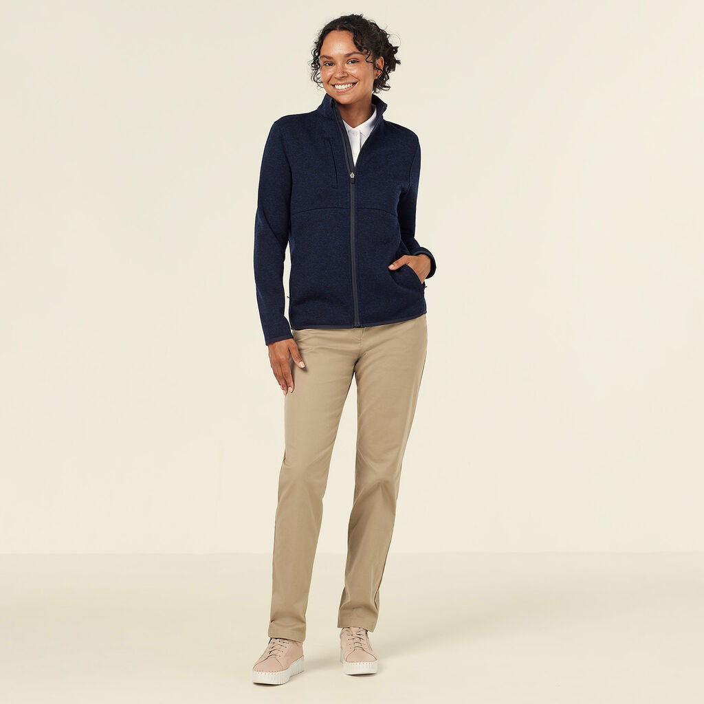 NNT CAT5E2 Textured Fleece Zip Front Jacket