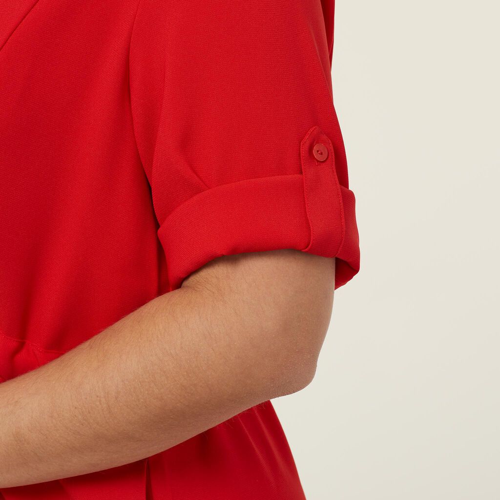 NNT CAT67Y Heavy Stretch Georgette Shirt Dress