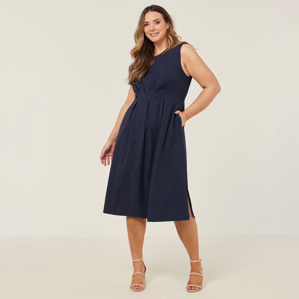 NNT CAT69T Crepe Stretch Sleeveless Dress