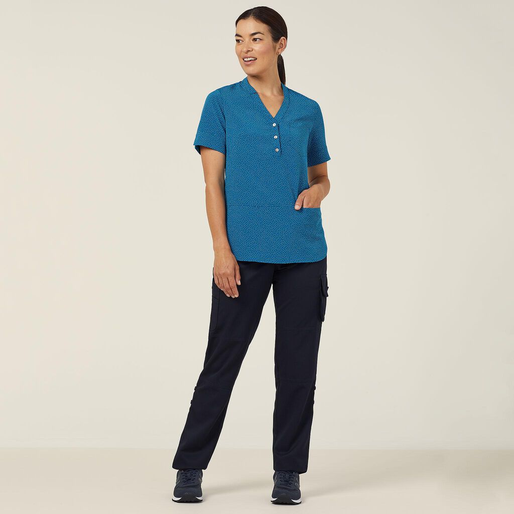 NNT CAT9XP Silvi Spot Print Short Sleeve Tunic