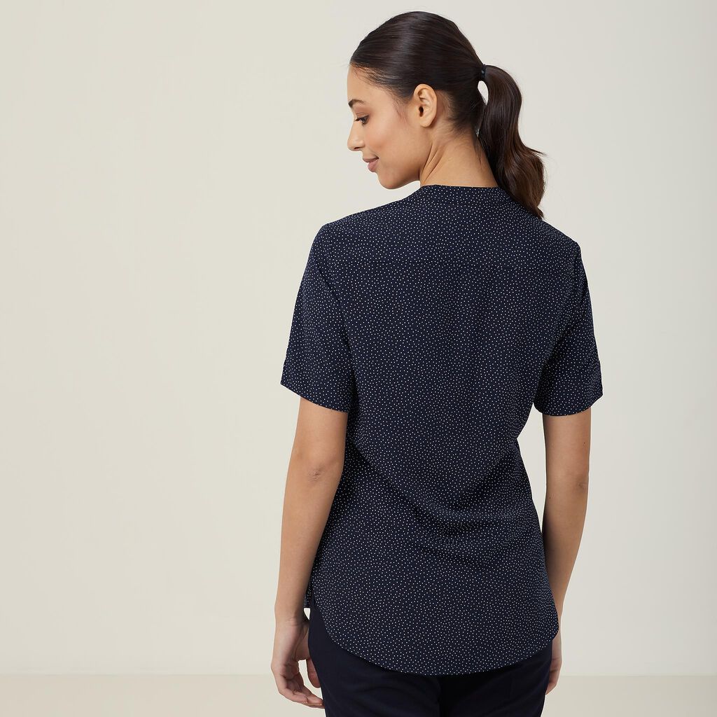 NNT CAT9XP Silvi Spot Print Short Sleeve Tunic