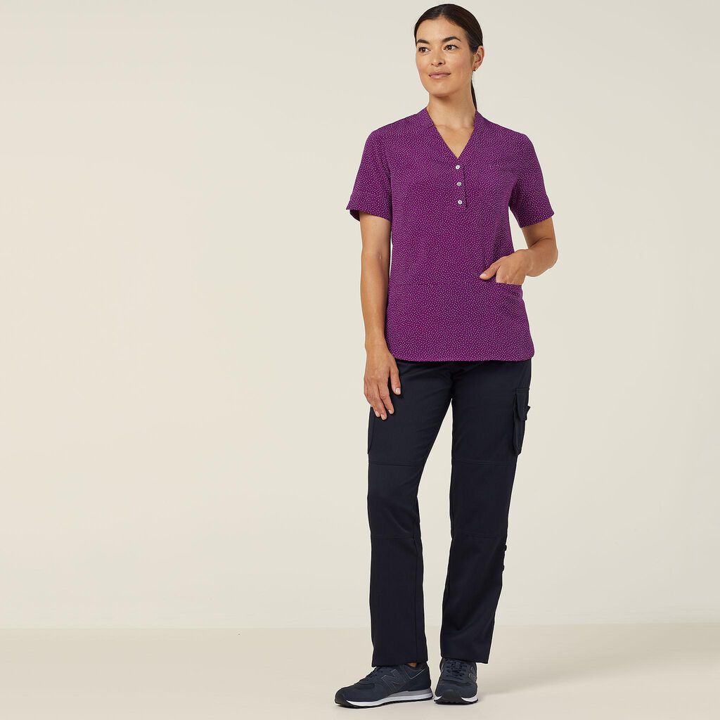 NNT CAT9XP Silvi Spot Print Short Sleeve Tunic