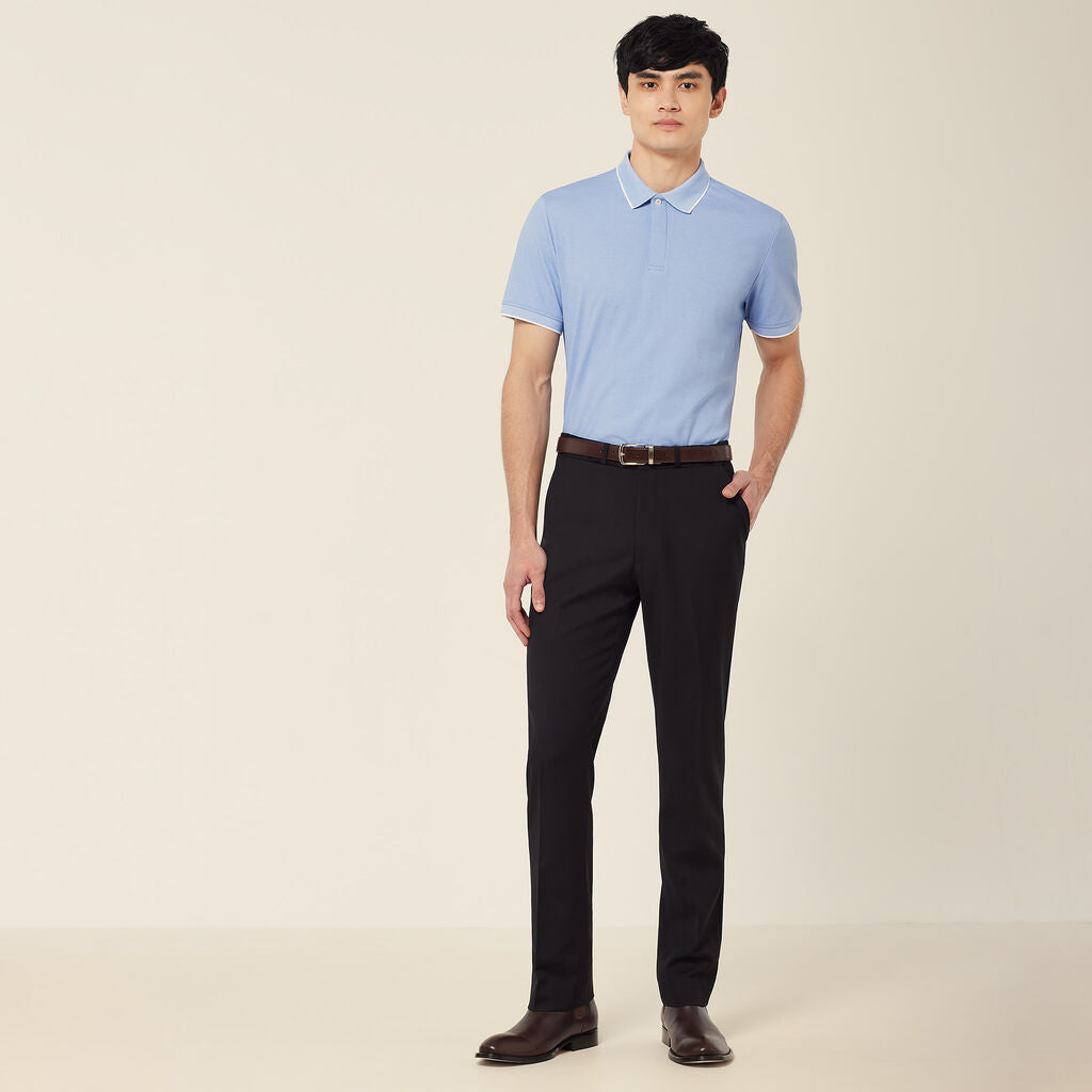 NNT CATCPA Wool Blend Twill Secret Waist Tailored Pant