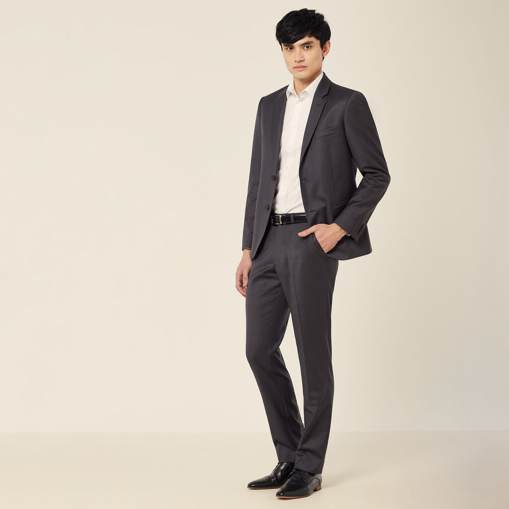 NNT CATCPA Wool Blend Twill Secret Waist Tailored Pant