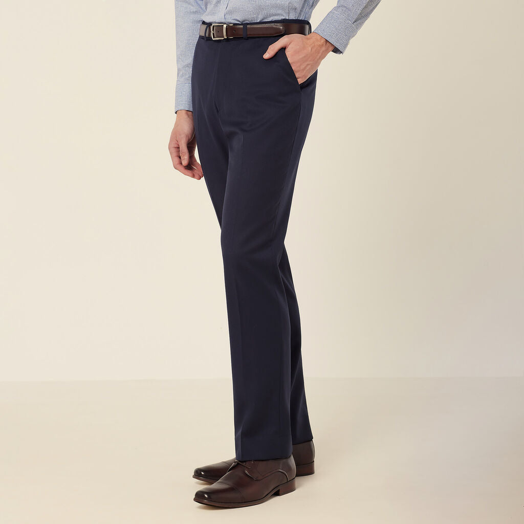 NNT CATCPA Wool Blend Twill Secret Waist Tailored Pant