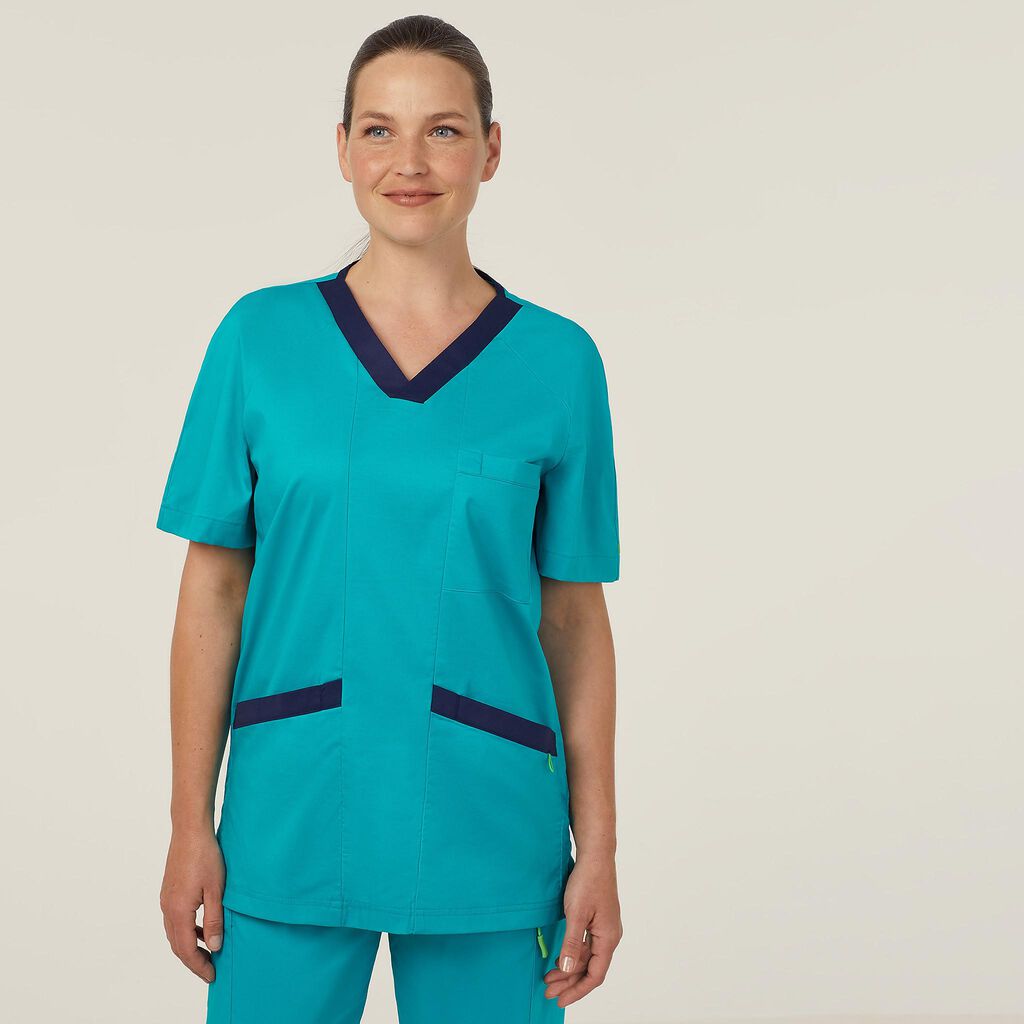 NNT CATJ2Q Unisex Koller V-neck Scrub Top