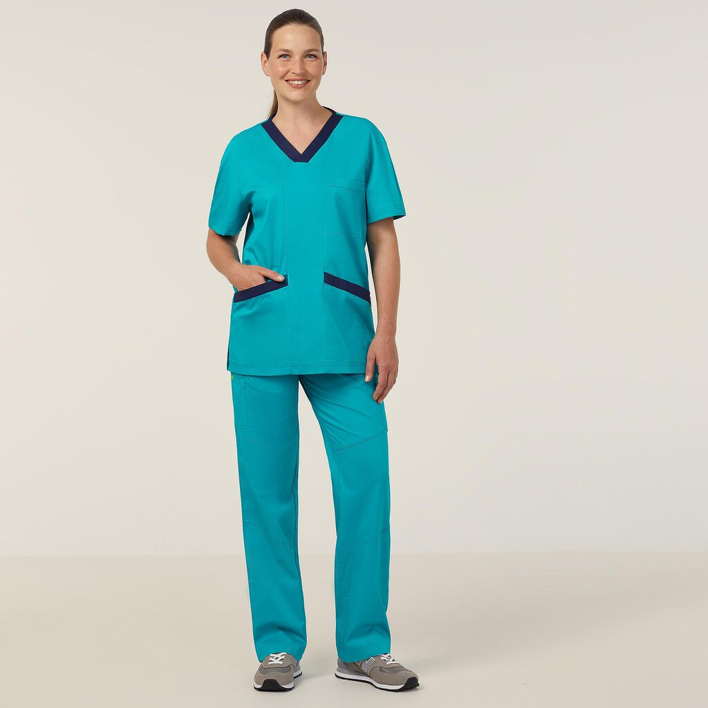 NNT CATJ2Q Unisex Koller V-neck Scrub Top