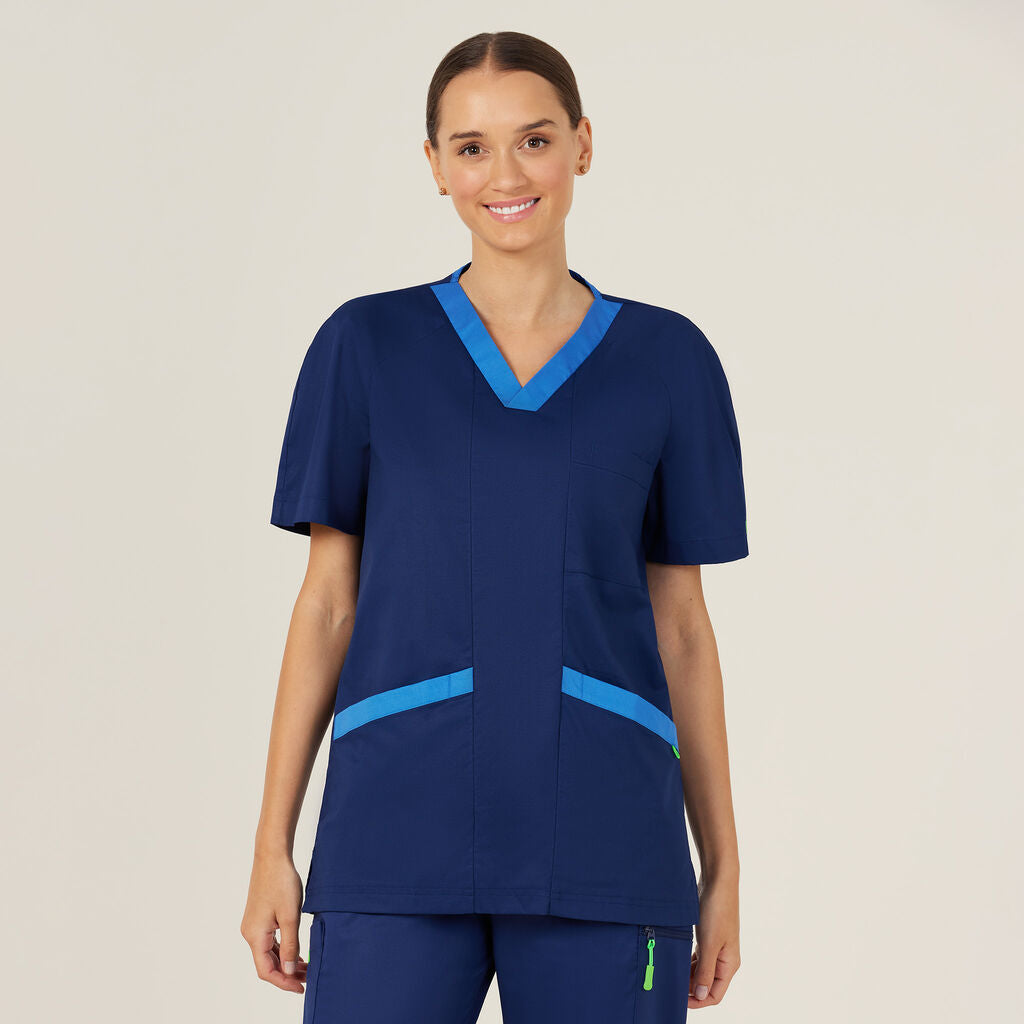 NNT CATJ2Q Unisex Koller V-neck Scrub Top