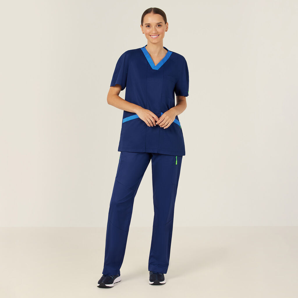NNT CATJ2Q Unisex Koller V-neck Scrub Top