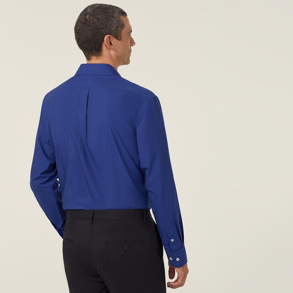 NNT CATJ8V Poly Cotton End On End Long Sleeve Shirt