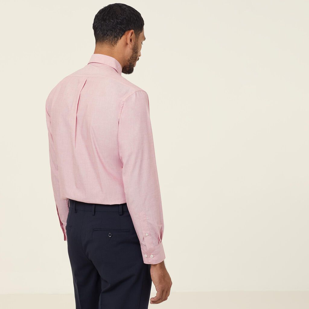 NNT CATJ8V Poly Cotton End On End Long Sleeve Shirt