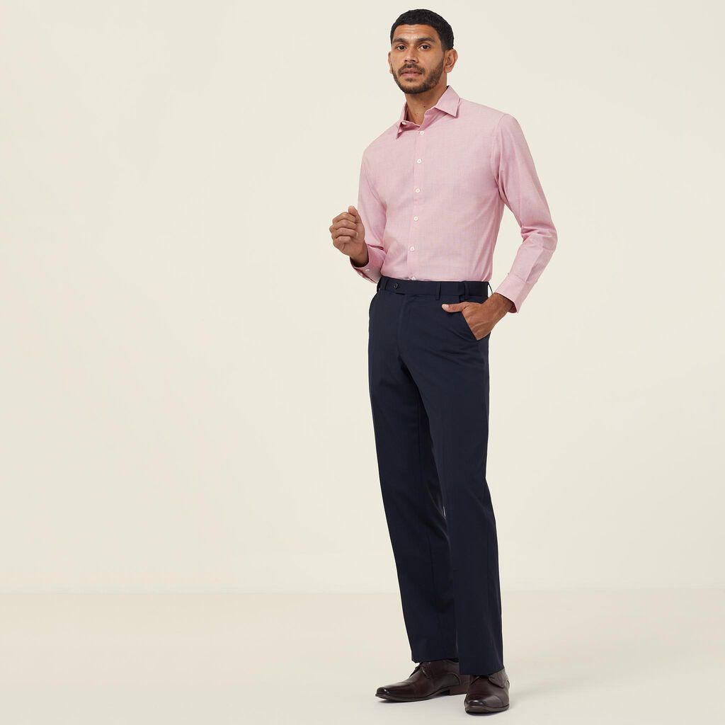 NNT CATJ8V Poly Cotton End On End Long Sleeve Shirt