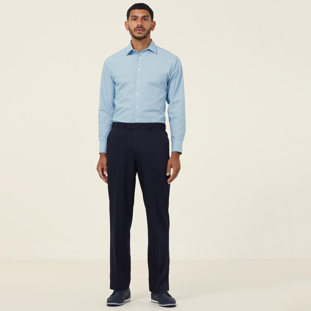 NNT CATJ8V Poly Cotton End On End Long Sleeve Shirt