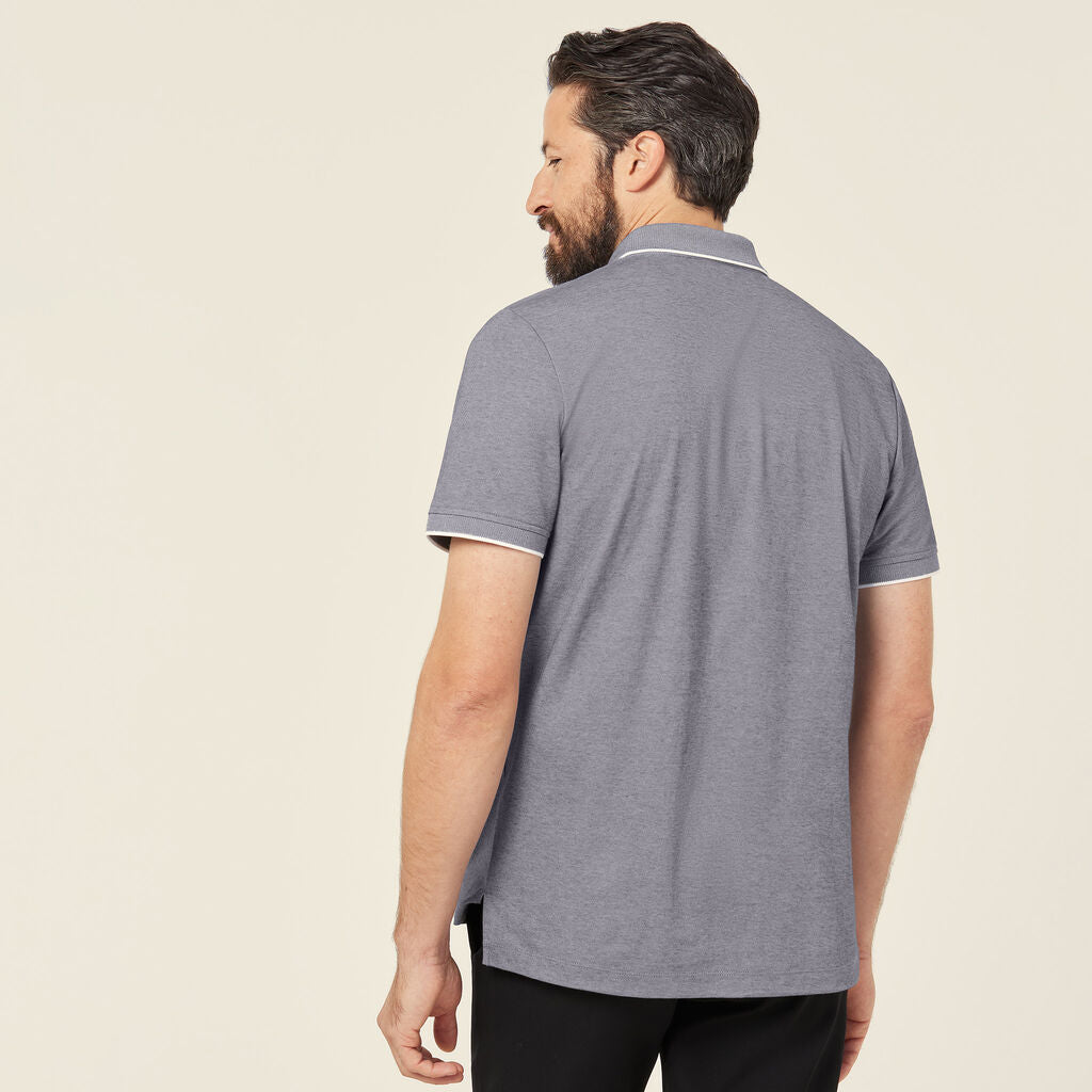 NNT CATJA4 Textured Cotton Poly Short Sleeve Polo