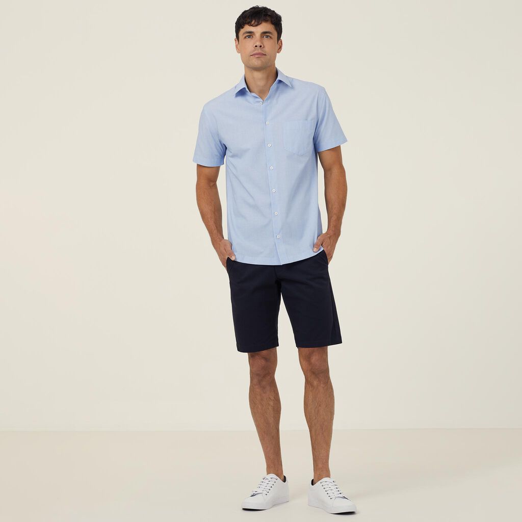 NNT CATJB7 Textured Men's Short Sleeve Shirt