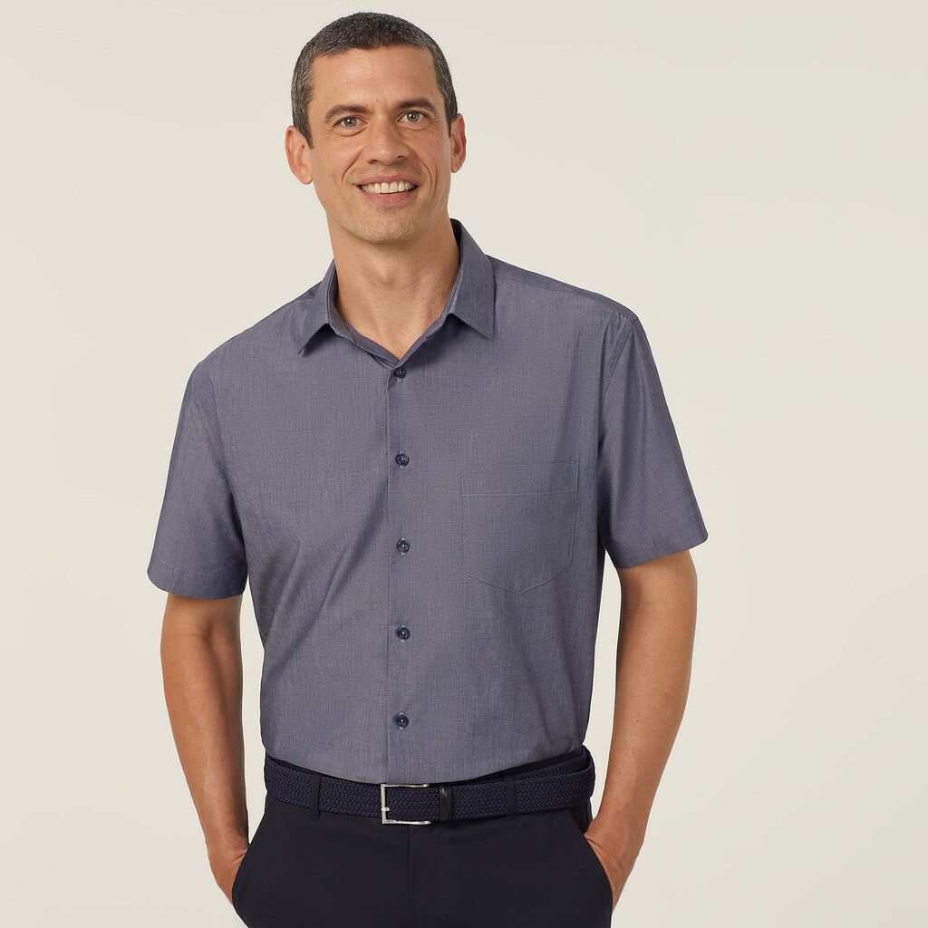 NNT CATJB7 Textured Men's Short Sleeve Shirt