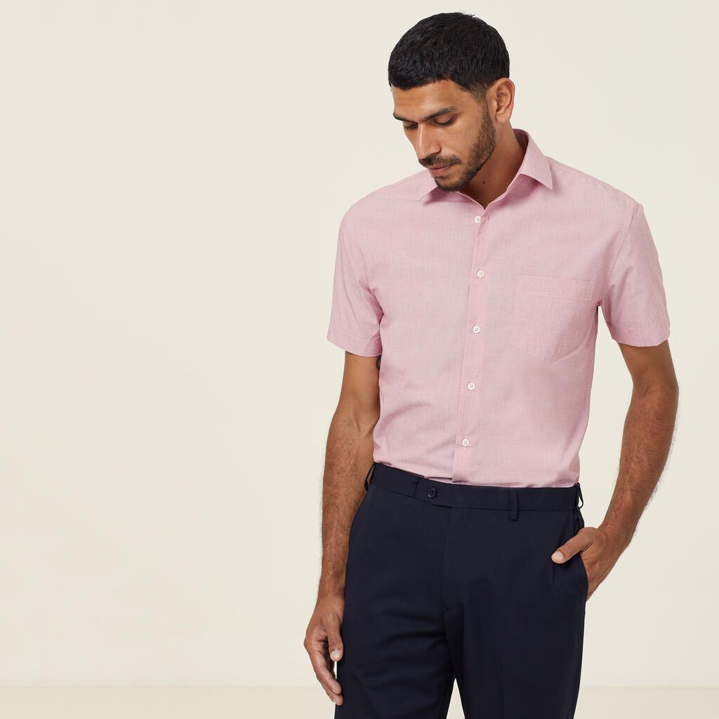 NNT CATJB7 Textured Men's Short Sleeve Shirt