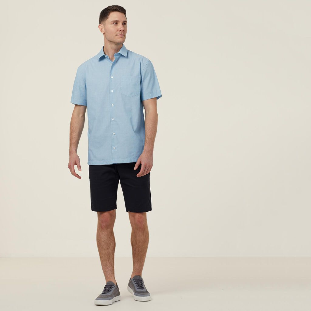 NNT CATJB7 Textured Men's Short Sleeve Shirt