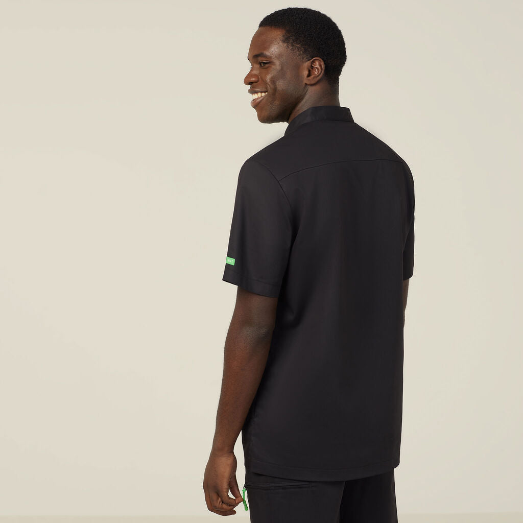 NNT CATRFN Next-gen Antibacterial Active Doherty Mandarin Collar Scrub Top