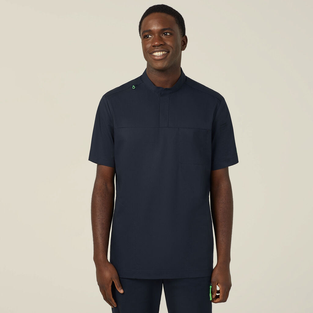 NNT CATRFN Next-gen Antibacterial Active Doherty Mandarin Collar Scrub Top