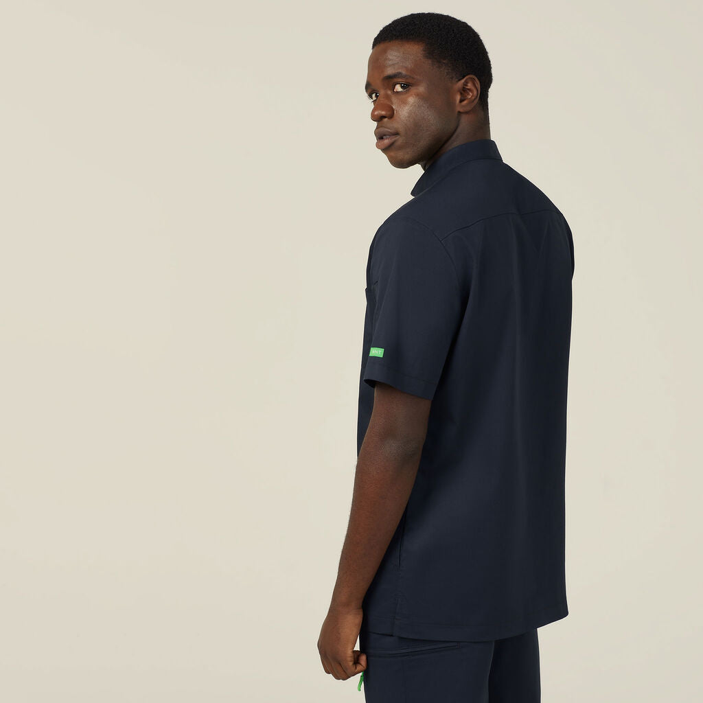 NNT CATRFN Next-gen Antibacterial Active Doherty Mandarin Collar Scrub Top