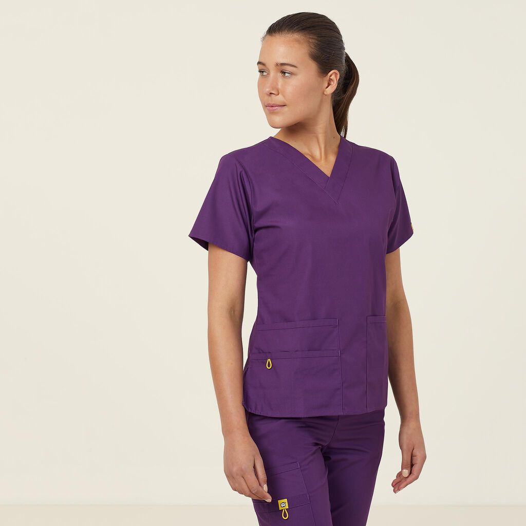 NNT CATU66 Wonderwink Scrub Top Bravo