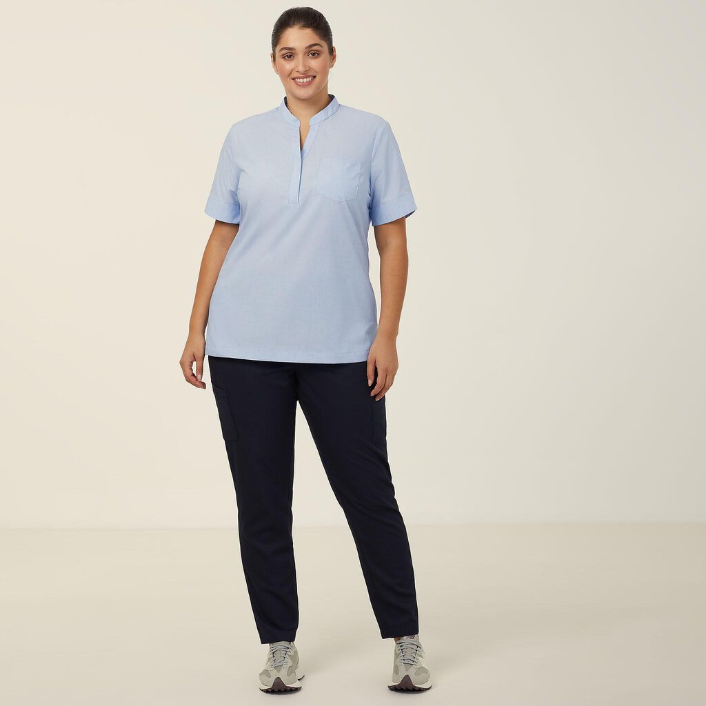 NNT CATUGA Textured Short Sleeve Tunic