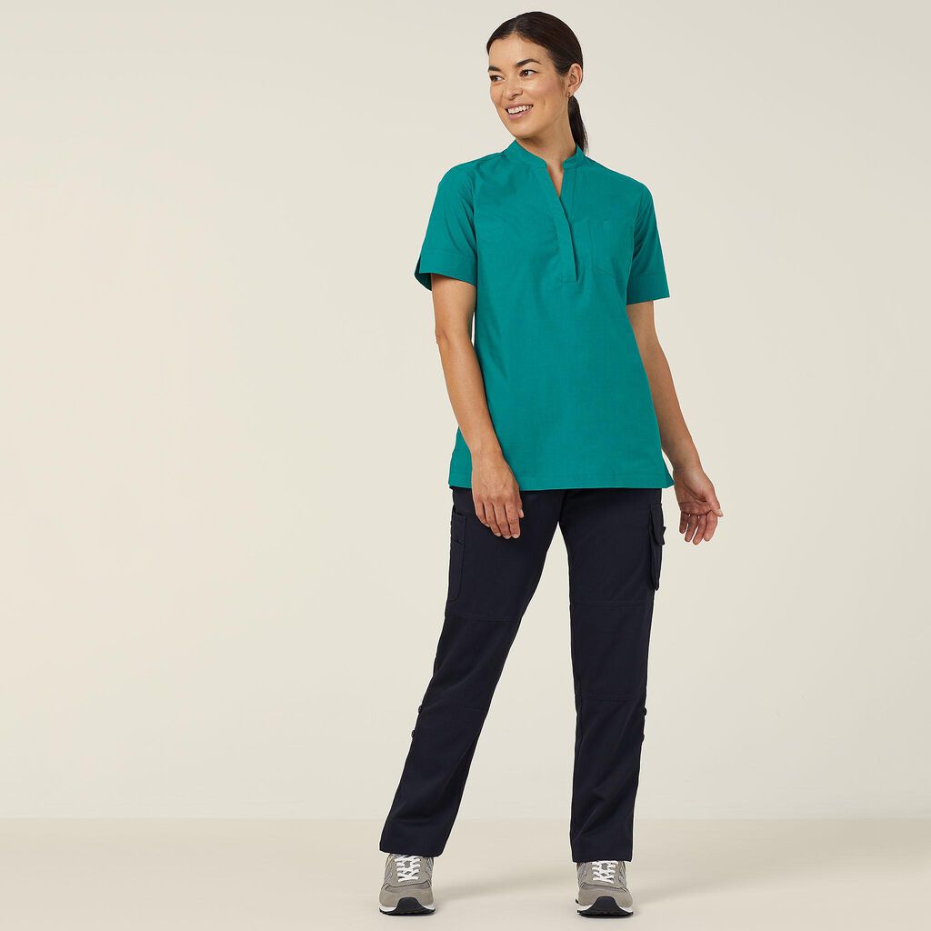 NNT CATUGA Textured Short Sleeve Tunic