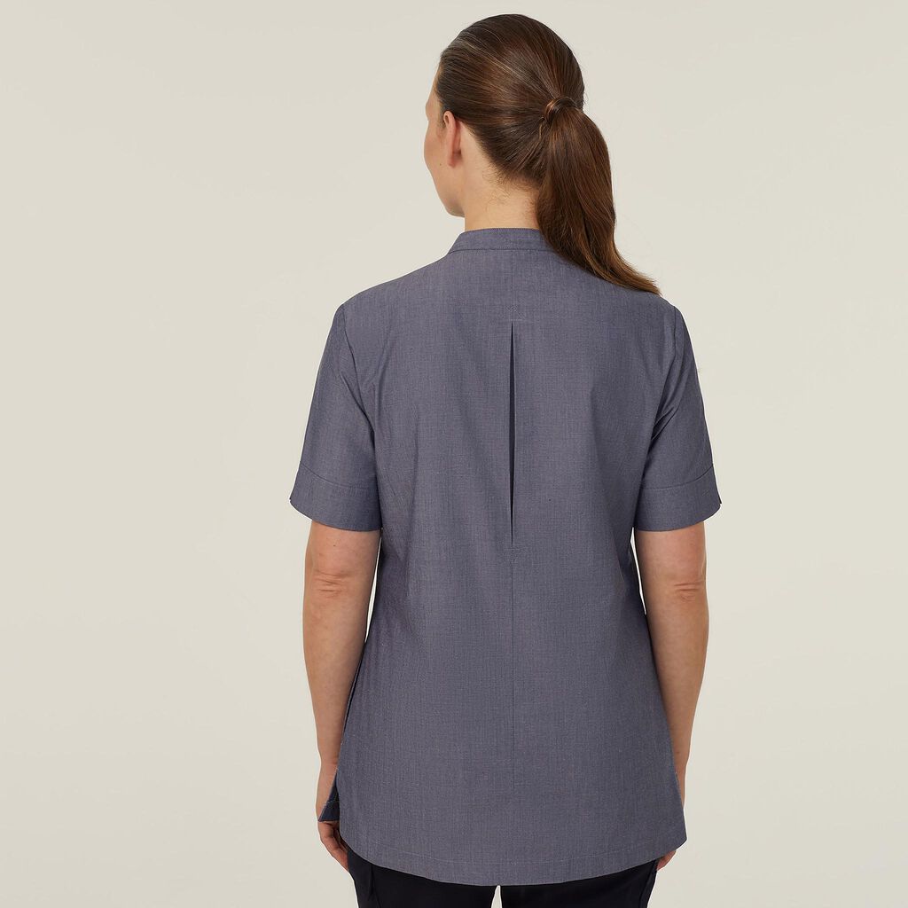 NNT CATUGA Textured Short Sleeve Tunic