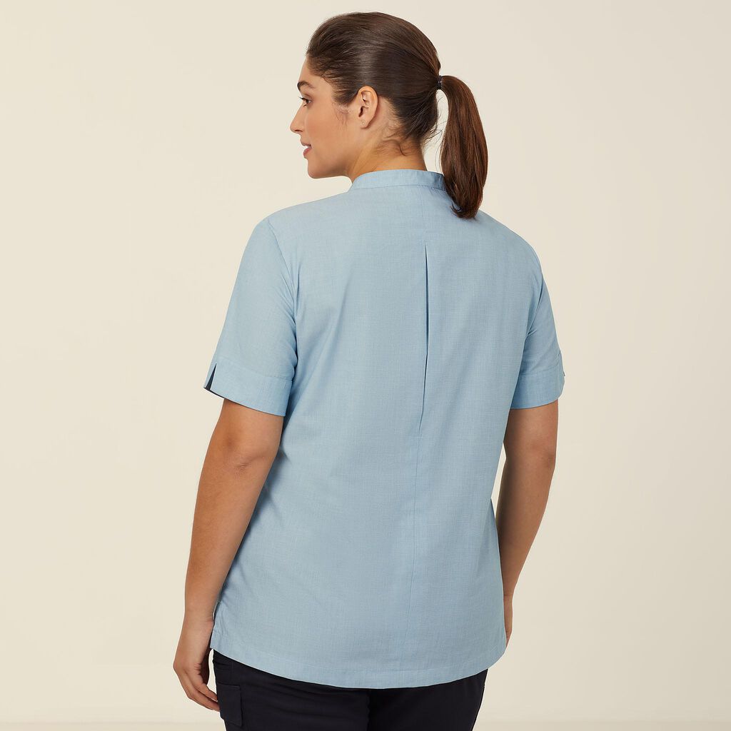 NNT CATUGA Textured Short Sleeve Tunic