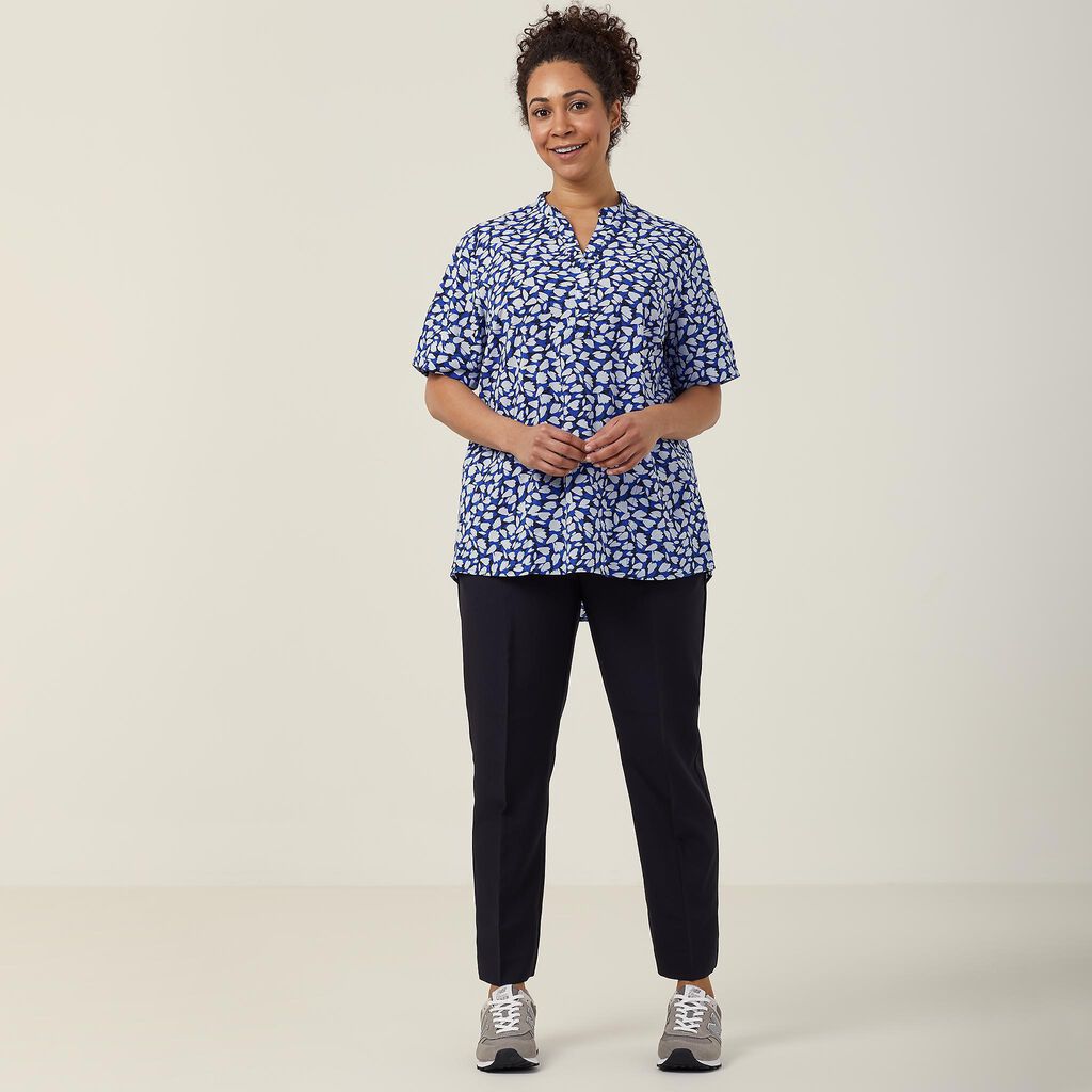 NNT CATUHU Petal Print Short Sleeve Tunic