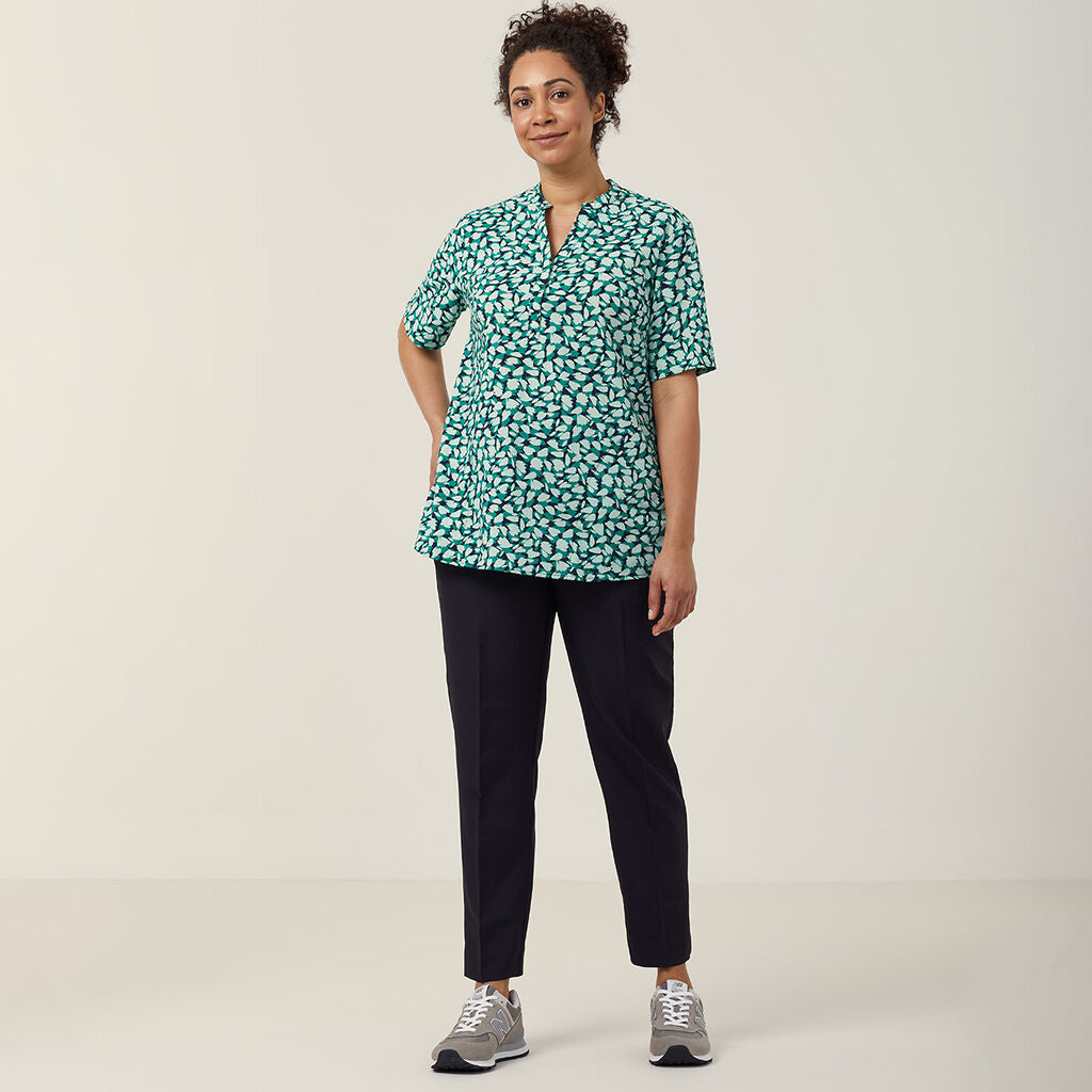 NNT CATUHU Petal Print Short Sleeve Tunic