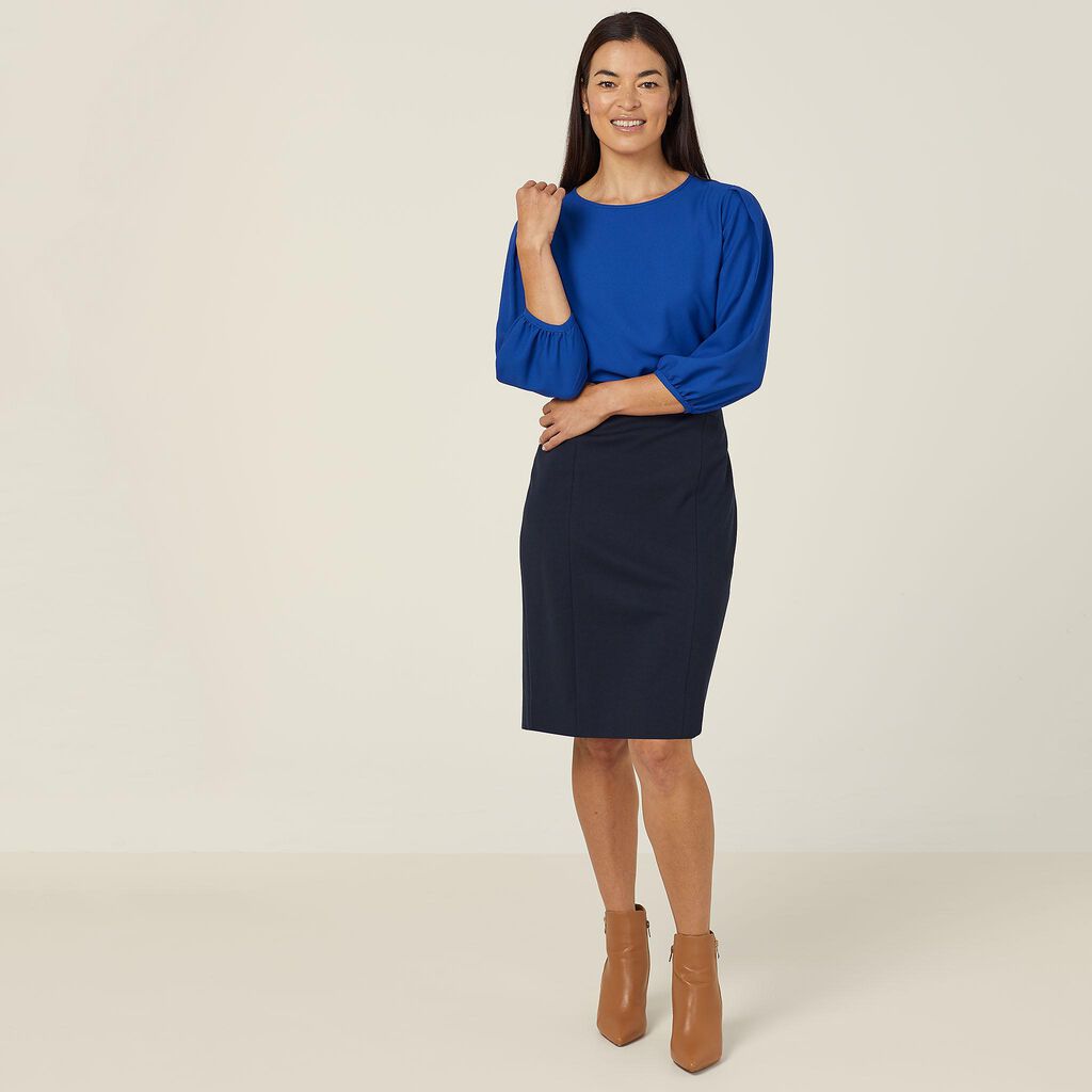 NNT CATUPM French Georgette 3/4 Sleeve Top