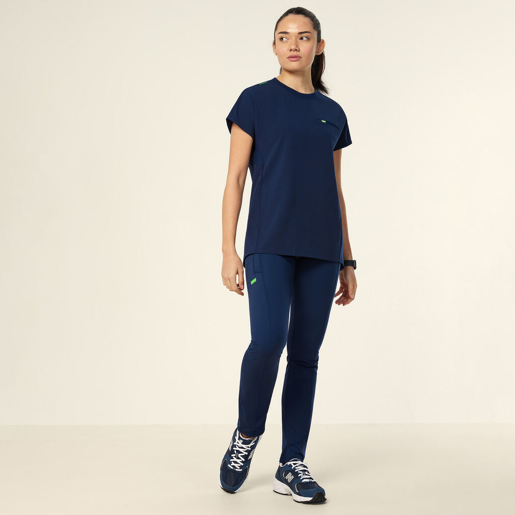 NNT CATW35 Invigorate Hounsfield Stretch Leggings-Navy