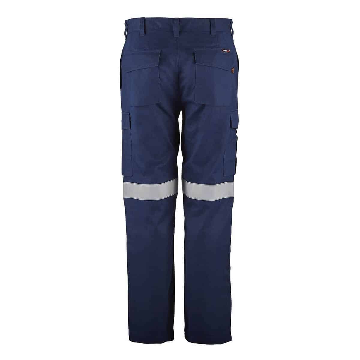 Flamebuster FPV017 Torrent HRC2 Men's Cargo Pant FR Reflective Tape-Navy