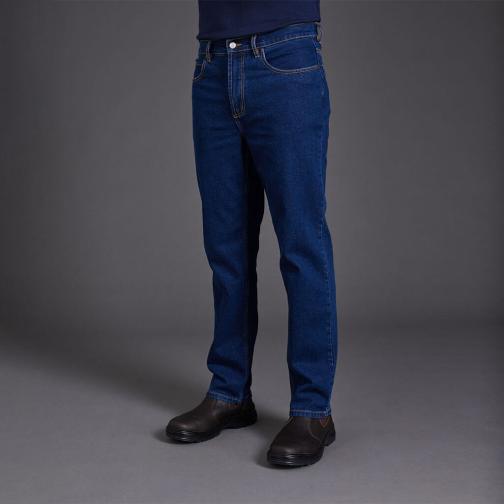 KingGee K03390 Stretch Denim Work Jeans-Stonewash