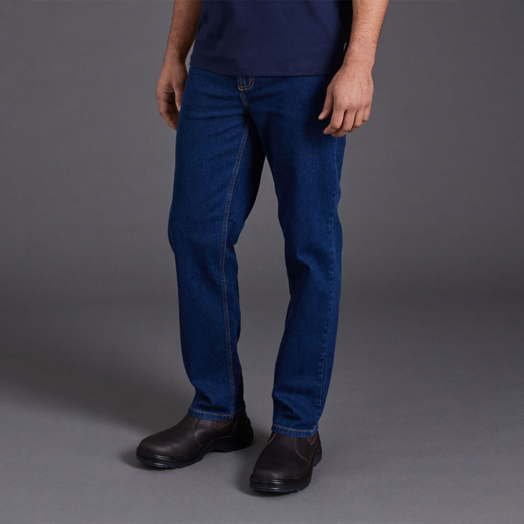 KingGee K03390 Stretch Denim Work Jeans-Stonewash
