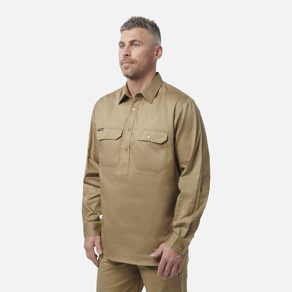 KingGee K04020 Closed Front Drill Shirt L/S