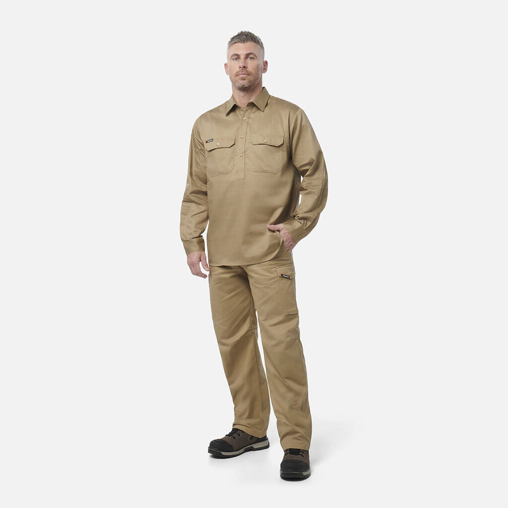 KingGee K04020 Closed Front Drill Shirt L/S
