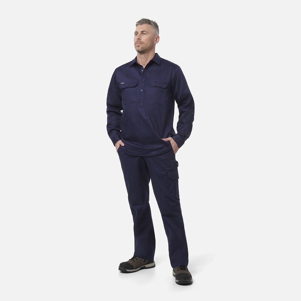 KingGee K04020 Closed Front Drill Shirt L/S